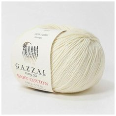 Пряжа Gazzal Baby Cotton (Беби Коттон) арт.3437 60% хлопок, 40% акрил 50г 165м 10шт
