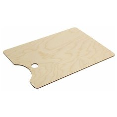 Палитра деревянная прямоугольная № 3, 30 х 40 см Calligrata