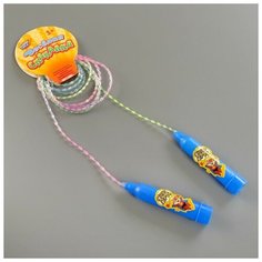 Скакалка детская "Супер герой" цвет: синий Woow Toys
