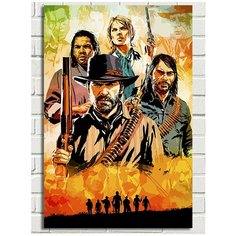 Картина по номерам игра RDR Red Dead Redemption - 6571 В 60x40