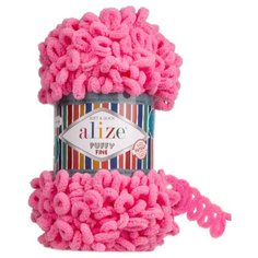 Пряжа Alize Puffy Fine, 100 г, 14.5 м, 5 шт., 121 леденец