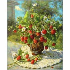 Алмазная мозаика «Аромат лета» 50×40 см, 45 цветов Milato