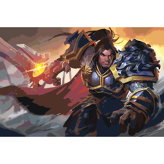 Картина по номерам Вариан Ринн на стену Палитра забав