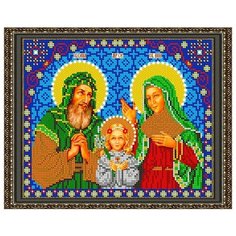 Набор для вышивания бисером, 19*24см, «Св. Иоаким и Анна», 7449 Светлица