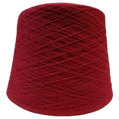 Пряжа 77%Акрил, %10 ELIT %13 NYLON, Турция 2/25*21 - цвет №3035-КРАСНЫЙ (POLYANNA) - бобина 1700 грамм Ivilux