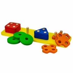 Деревянный сортер прямоугольный 4 формы, 12 дет. БП-000001193 / Арбо / Arbo