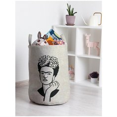 Корзина для игрушек JoyArty "Фрида с цветами" 35x50 см