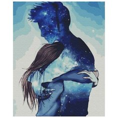 Картина по номерам Цветной "Моя вселенная" (холст на подрамнике, 50х40 см)