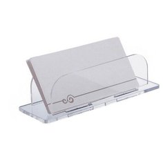 Подставка под визитки 120*40*30 мм, оргстекло 2 мм В защитной плёнке Queen Fair