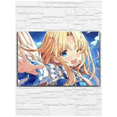 Картина по номерам на холсте Аниме Восхождение героя щита (Фиро) - 9338 Г 60x40