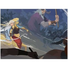 Картина по номерам на холсте Banner Saga - 681