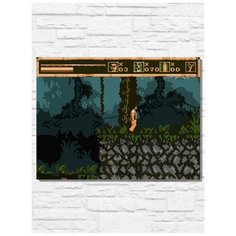 Картина по номерам на холсте игра No Escape (Sega, Сега, 16 bit, 16 бит, ретро приставка) - 9911 Г 30x40