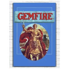 Картина по номерам на холсте игра Gemfire (Sega, Сега, 16 bit, 16 бит, ретро приставка) - 9924 В 60x40