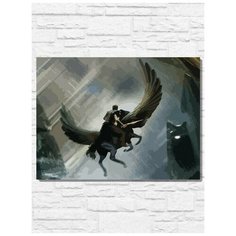 Картина по номерам на холсте Clash Of The Titans (клэш оф зе титанс, PS, Xbox, PC, Switch) - 10416 30x40