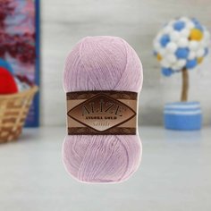 Пряжа ALIZE ANGORA GOLD SIMLI, лиловый - 27, 5% металлик, 20% шерсть, 75% акрил, 5 мотков, 100 г, 500 м.