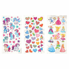 70810 Набор объемных наклеек For girls, 100*190 мм Centrum