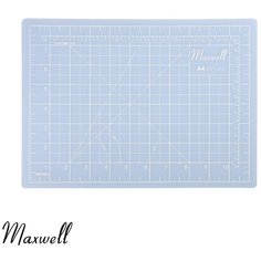 Коврик раскройный серый сверхпрочный 3мм 22*30см (A4) Maxwell premium двухсторонний трёхслойный