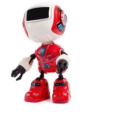 Робот ABtoys C-00340 металлический со звуковыми эффектами, красный