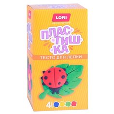 Пластишка. Тесто для лепки. Набор № 21 (4цв по 50 г) Lori