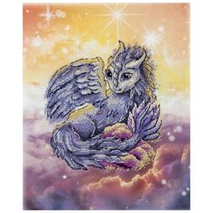Набор для вышивания М. П. Студия "Небесный страж" 18x22 см, Драконы Детские Фэнтези М.П.Студия