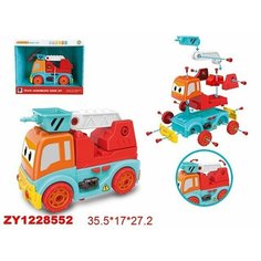 Конструктор Shantou Строительная техника, 26 деталей, пластик, в коробке (661-438)