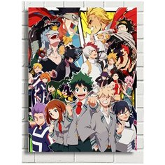 Картина по номерам Аниме моя геройская академия (Идзуку Мидория, Кацуки Бакуго) - 7993 В 30x40