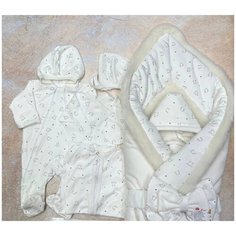 Конверт для новорожденного комплект зимний 7 предметов на выписку И прогулку Альянс Текстиль