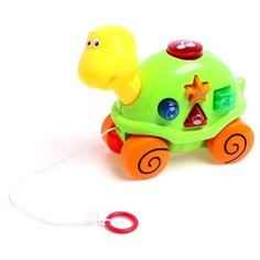 Развивающая игрушка Zabiaka Музыкальная черепашка, SL-04984, зеленый