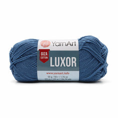 Пряжа для вязания YarnArt Luxor, 50г, 125м (100% мерсеризованный хлопок) (1242 джинсовый), 10 мотков