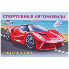 Раскраска «Спортивные автомобили» Flamingo