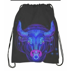 Сумка-мешок для обуви со знаком зодиака Телец №9 Migom