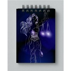 Блокнот со знаком зодиака Весы №9, Размер А4, 21 на 30 см Migom