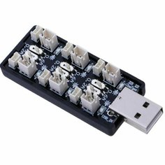 Зарядное устройство USB 6 канальное для 1S LiPo аккумуляторов 3,7 в / 4,20 в разъемы JST 1,25 JST-PH 2,0 Нет бренда