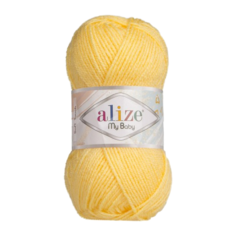 Пряжа Alize My Baby, 100 % акрил, 50 г, 150 м, 5 шт., 566 цыпленок