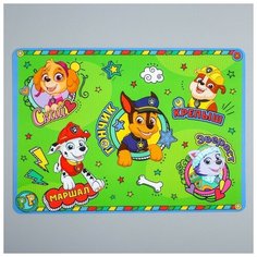 Коврик для лепки «Щенячий патруль», А4, PAW Patrol Нет бренда