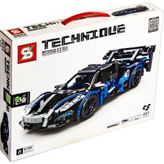 Конструктор инерционный лего-совместимый Sembo 701506 Техника "Гоночный McLaren Senna" 491 деталь подарок мальчику, сыну, внуку, племяннику, другу