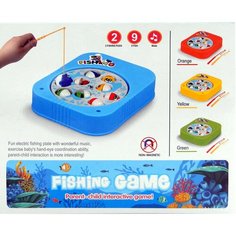 Музыкальная игрушка 12 шт "Рыбалка детская" Батарейки AA 2 шт. в комплекте. Настольная игра для девочек и мальчиков. MRM
