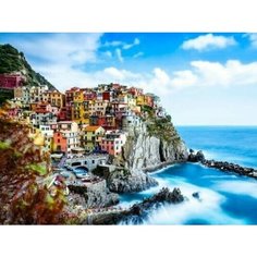 Пазл "Вид на город Манарола. Италия" 1500 элементов Trefl