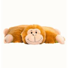 Мягкая игрушка обезьянка "Подушка-Игрушка Персик" Мир подарков