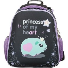 Ранец для первоклассника ортопедический №1 School Basic Princess, 2 отделения, эргономическая спинка