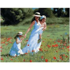 Картина по номерам Прогулка с детьми 40х50 см Hobby Home