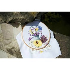 Набор для вышивания крестиком "Violets" PN-0170951 Lanarte
