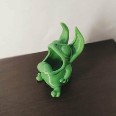 Подставка/органайзер Goblin для пишущих принадлежностей , зубных щеток , цвет зеленый , пластик , для дома Нет бренда
