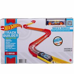 Игровой набор Mattel Hot Wheels Конструктор Трасс Крутой поворот №4 GLC87/4