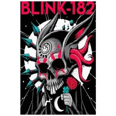 Картина по номерам на холсте Музыка Blink 182 Поп Арт - 7308 В 60x40