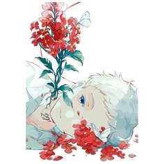 Картина по номерам на холсте аниме обещанный Неверленд - 8147 В 60x40