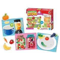 Русский стиль Настольная игра Умные игры на липучках Фрукты и овощи