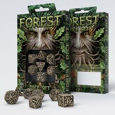 Набор кубиков для настольных ролевых игр Q-Workshop Forest Dice Set: Savannah