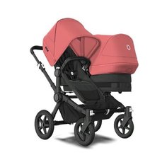 Детская коляска 2 в 1 Bugaboo Donkey5 Duo Black/Midnight Black/Sunrise Red