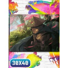 Картина по номерам на холсте милота доге - 12301 30х40